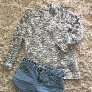Marbled Grey Chunky Sweater